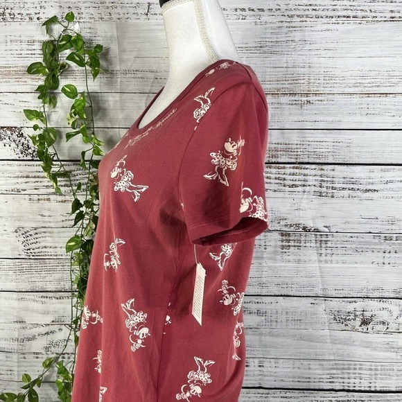 Disney Parks Walt Disney World T Tee Shirt size Small Red White Minnie Mouse - Picture 10 of 12